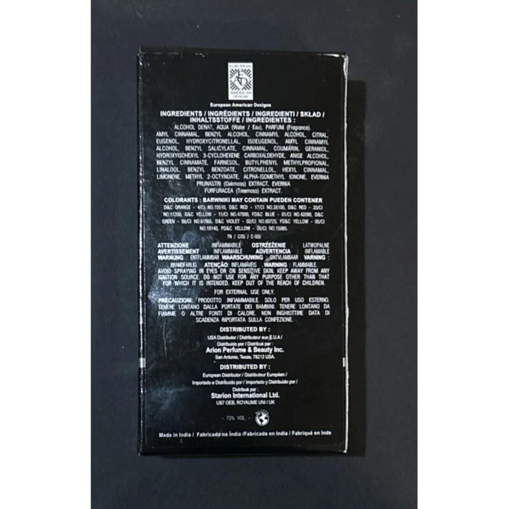TARRAGON NOIR‎ men's designer cologne spray by EAD - Compare to Drakkar Noir